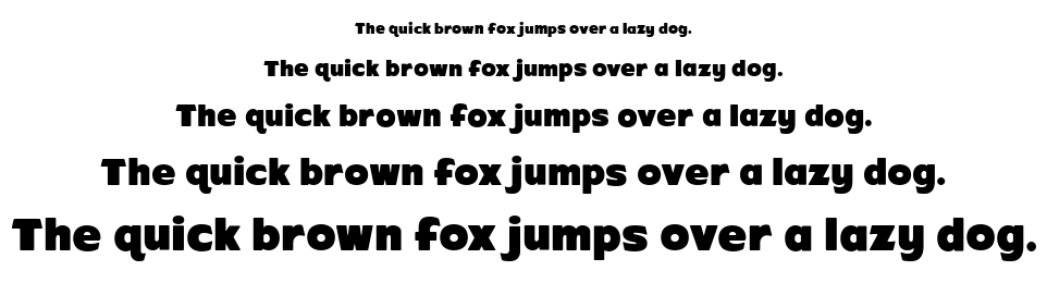 ARB-218 Big&Blunt font