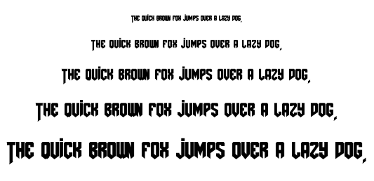 AmazDooM font