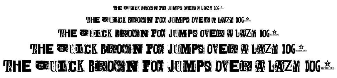 Body Hunter font