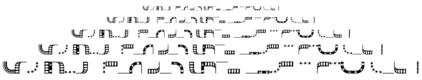 BorderMon font