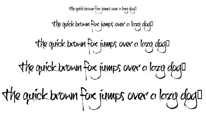 Brushtip C font