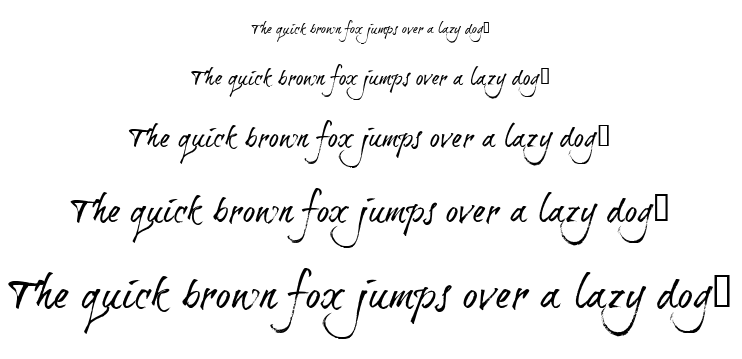 Brushtip Travis font
