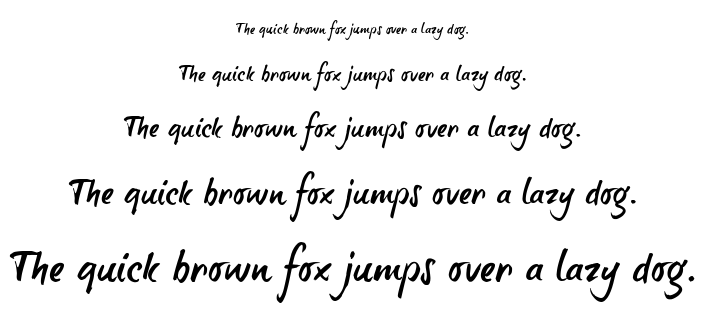 Brush Tip Terrence font
