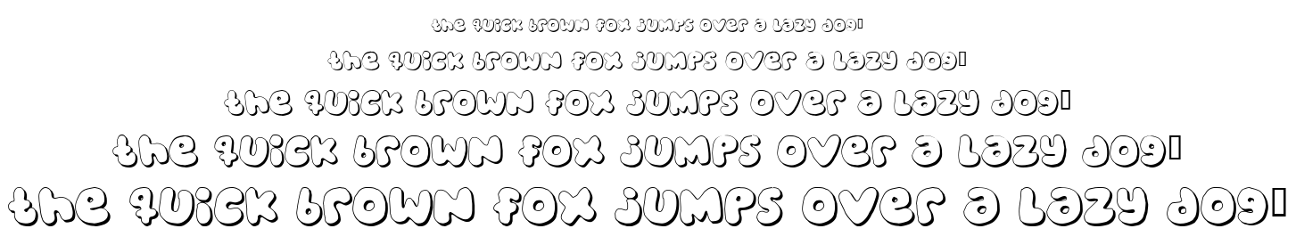 Bubblegums font