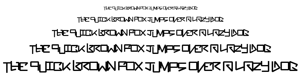 Bent Out font