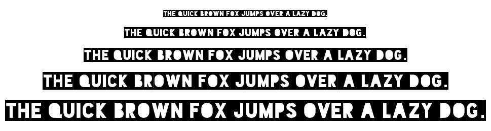 Blackout font