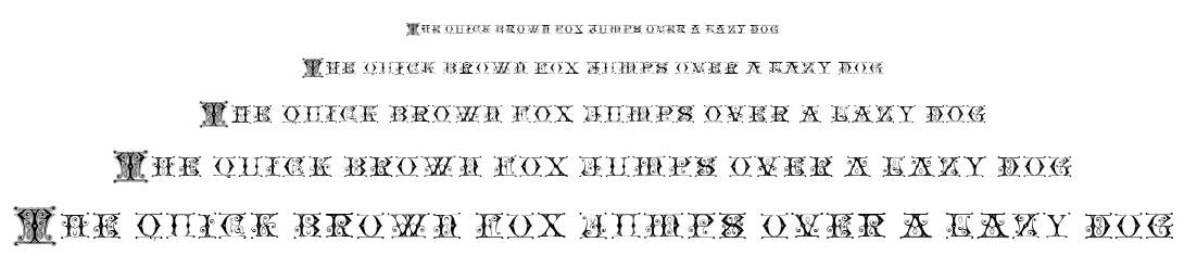 Blavicke Capitals font