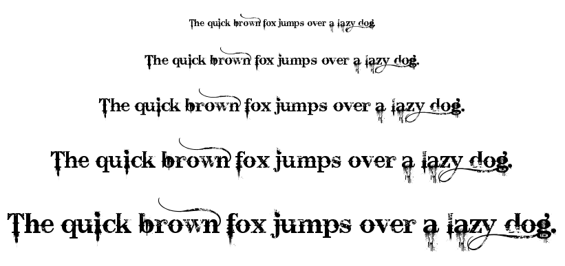 Bleeding Cowboys font