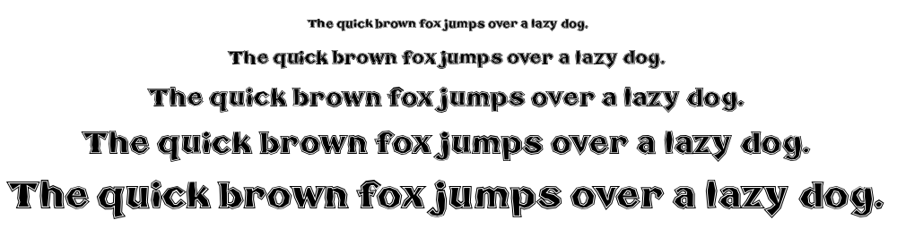 Broken Poster font