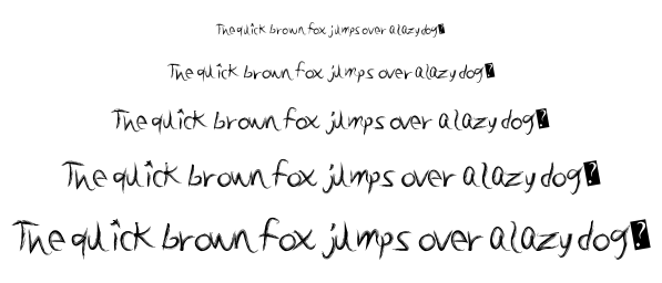 BrushSand font