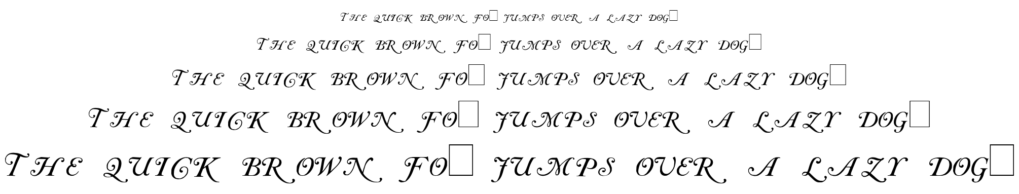 Caslon font