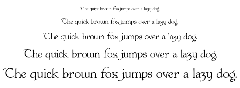 Colwell font