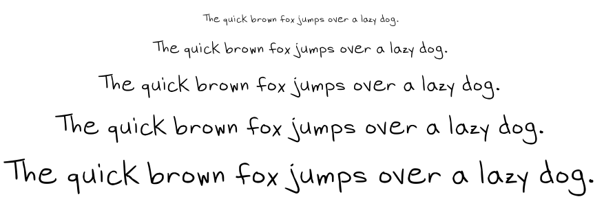 DH Hand Scribblies font