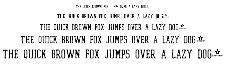 Dotled font