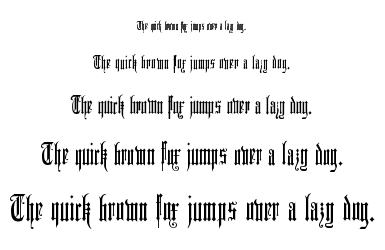 Duerer Gotisch font