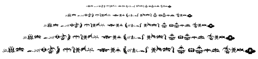 Damask Dings 1 font