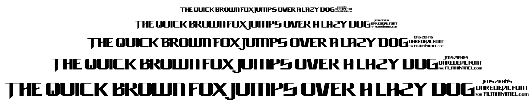 Daredevil font