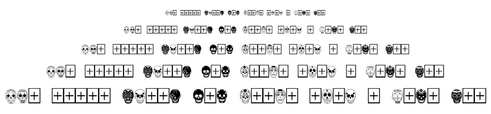 Dia de los Muertos font