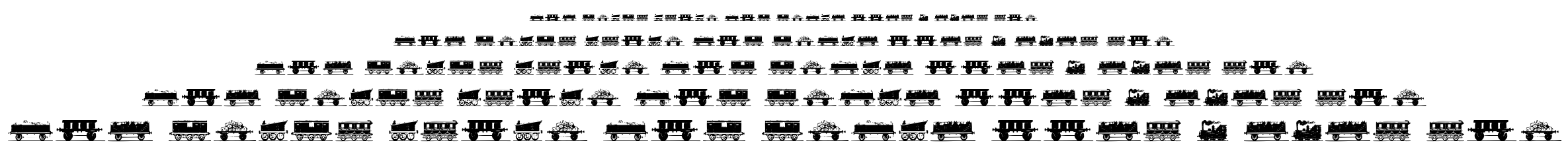 Eisenbahn font