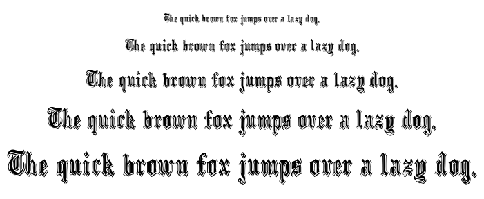Black family font