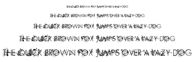 Flower font