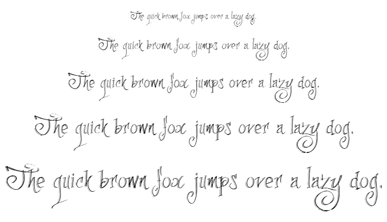 Fancy Pens font