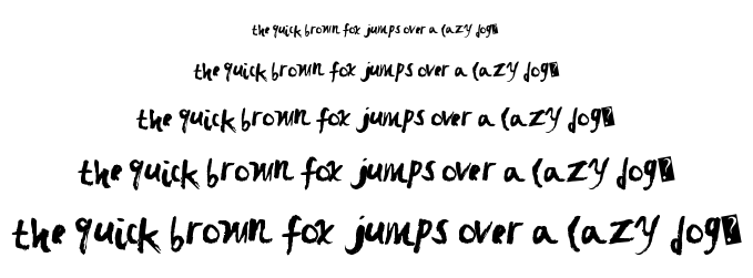 Fast Brush font