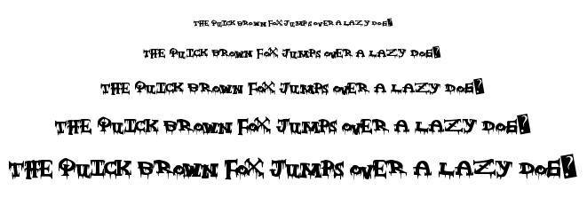 Freaky Night font