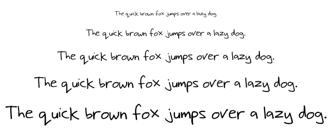 Nic’s Handwriting font