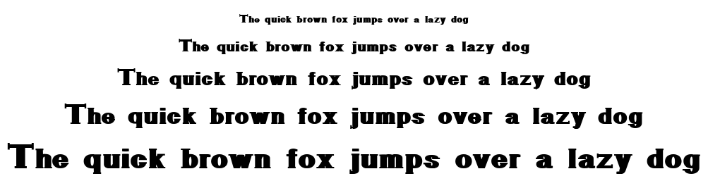 Geometric Serif PW font