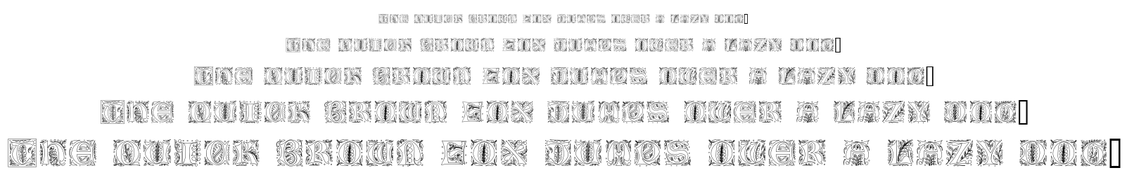 Gothic Illuminate font