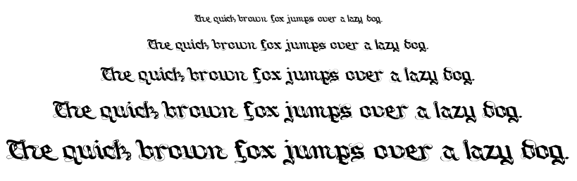 Gotique font