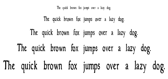 Grantham font