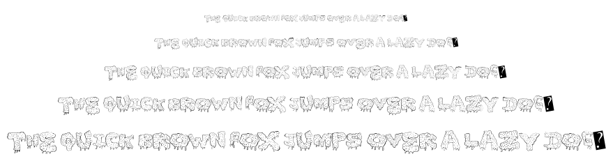 Gunky Ick font