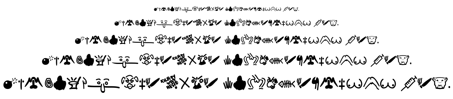 Hard Talk font