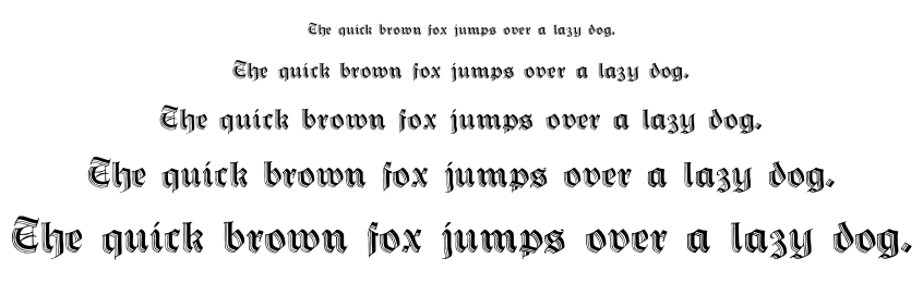 Hermann Gotisch font