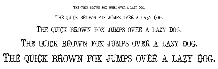 Hoedown font