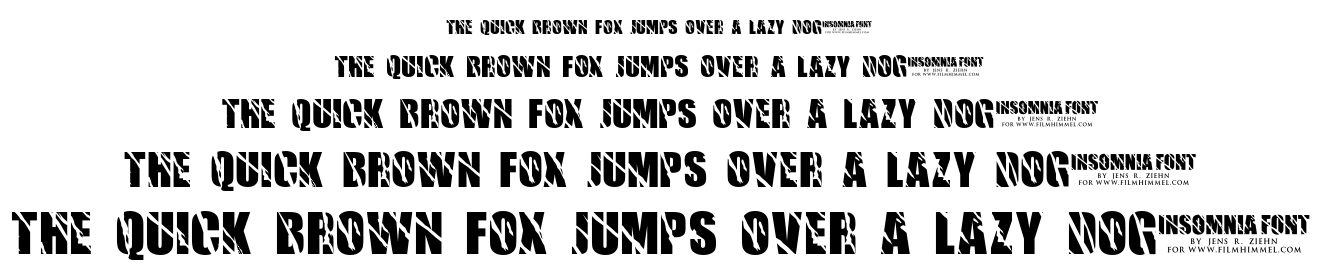 Insomnia font