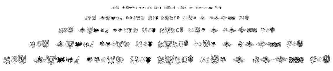 Intellecta Heraldics font