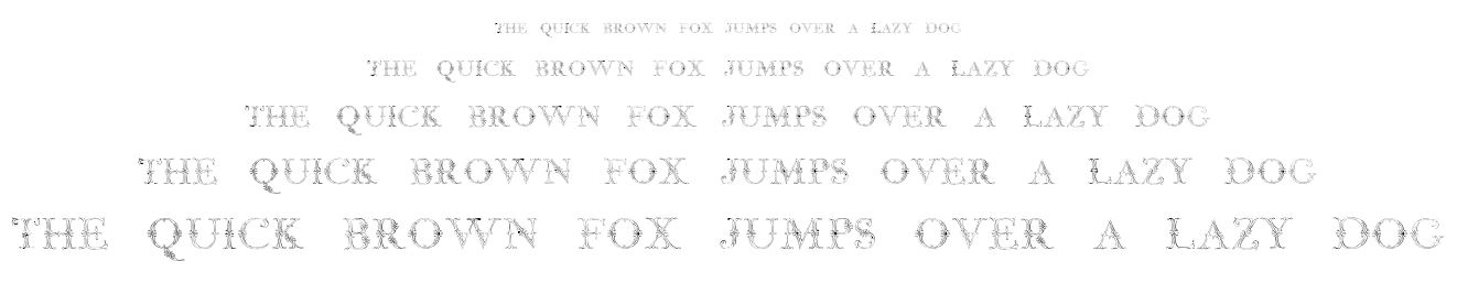 Jaggard Two font