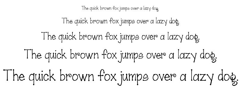 Janda Scrapgirl Dots font