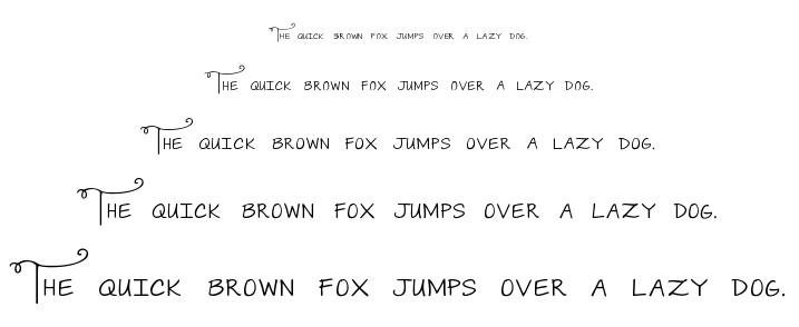 Janda Swirlygirl font