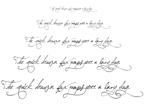 Jellyka BeesAntique Handwriting font