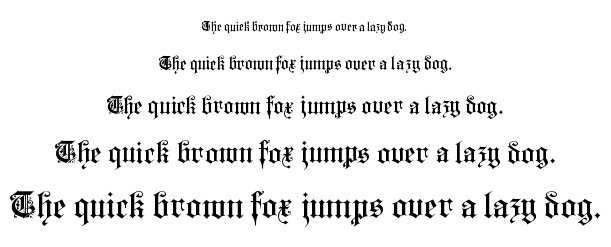 Kaiserzeit Gotisch font