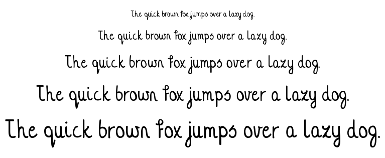 KG A Thousand Years font