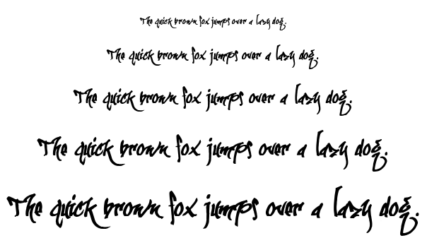 KaliGraff font