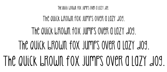 KG Skinny Latte font