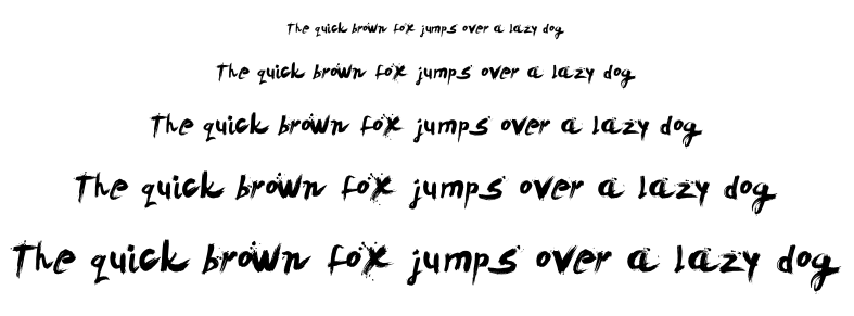 Levi Brush font