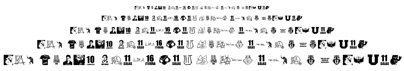 Los de Abajo font