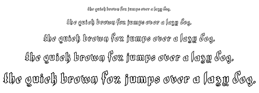 LT White Fang font